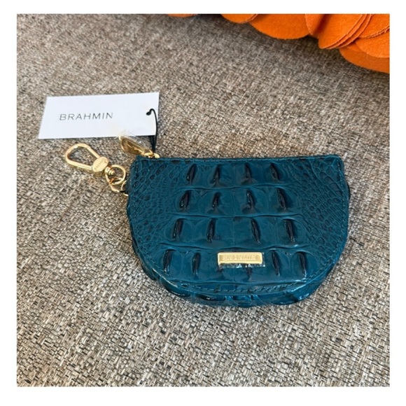 ❣️🆕Brahmin Britt Juniper Melbourne Leather Coin Purse❣️ - Picture 1 of 6
